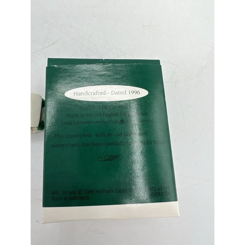 🏡‎ Hallmark Keepsake Ornament–Village Mill–Old English Village–1996 Collectors